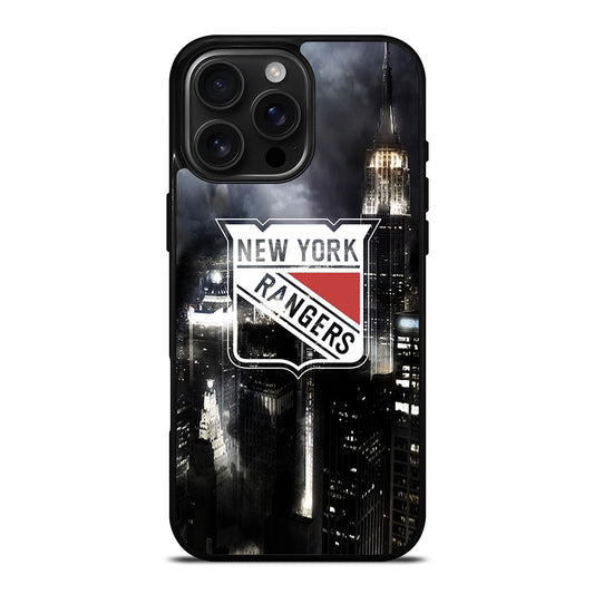 NEW YORK RANGERS CITY LOGO iPhone 16 Pro Max Case Cover