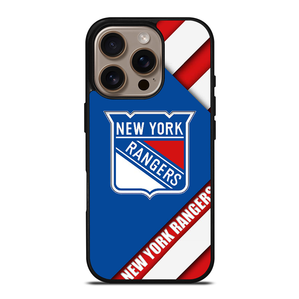 NEW YORK RANGERS HOCKEY NHL iPhone 16 Pro Case Cover