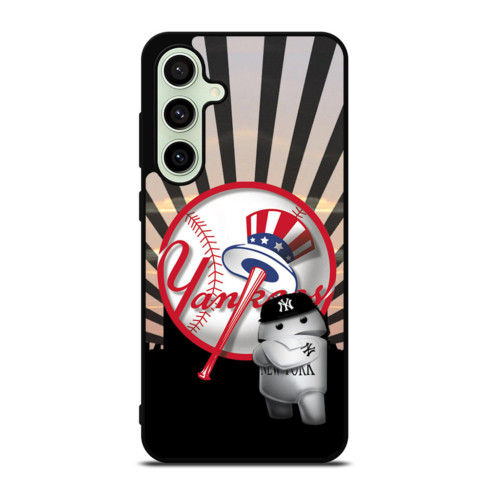 NEW YORK YANKEES MLB LOGO 3 Samsung Galaxy S24 FE Case Cover