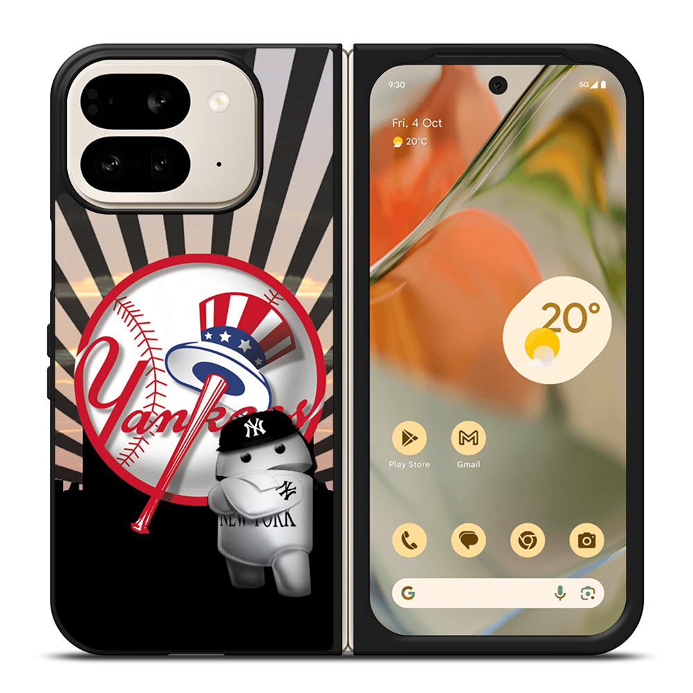 NEW YORK YANKEES MLB LOGO 3 Google Pixel 9 Pro Fold Case Cover