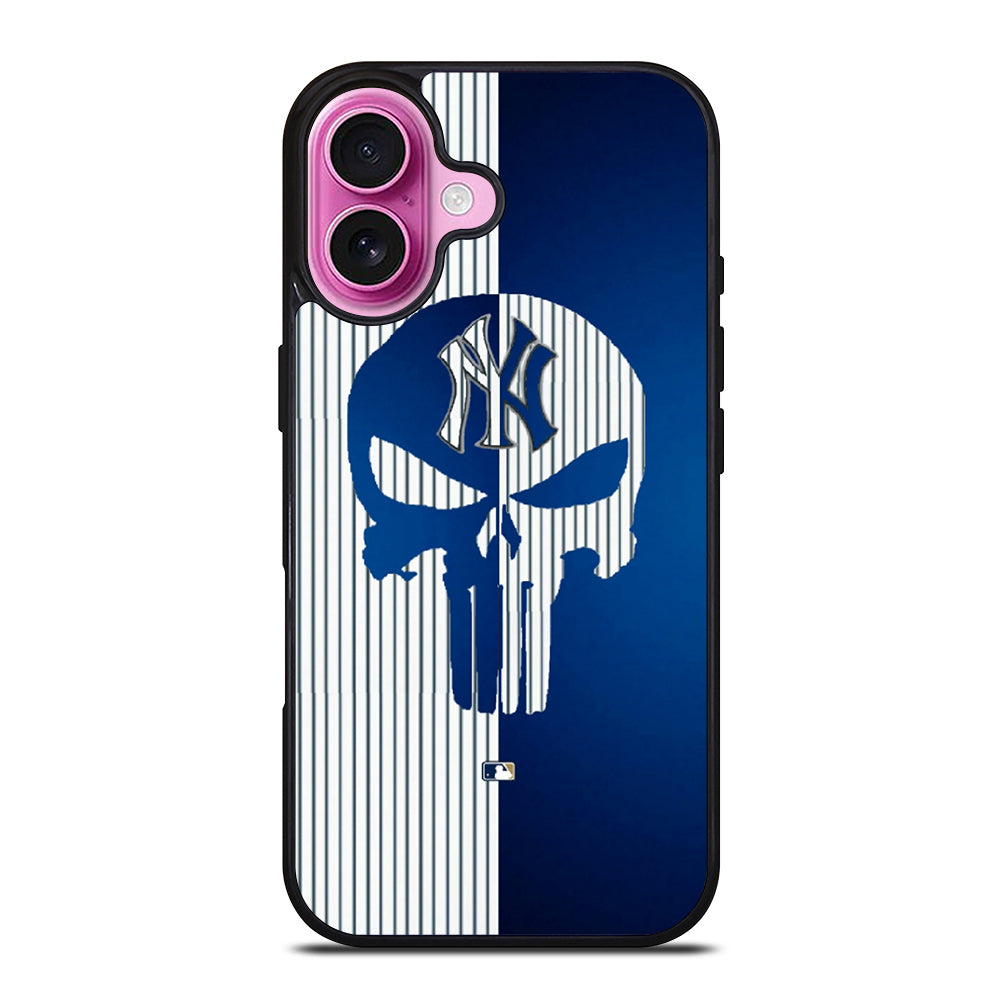 NEW YORK YANKEES PUNISHER iPhone 16 Plus Case Cover