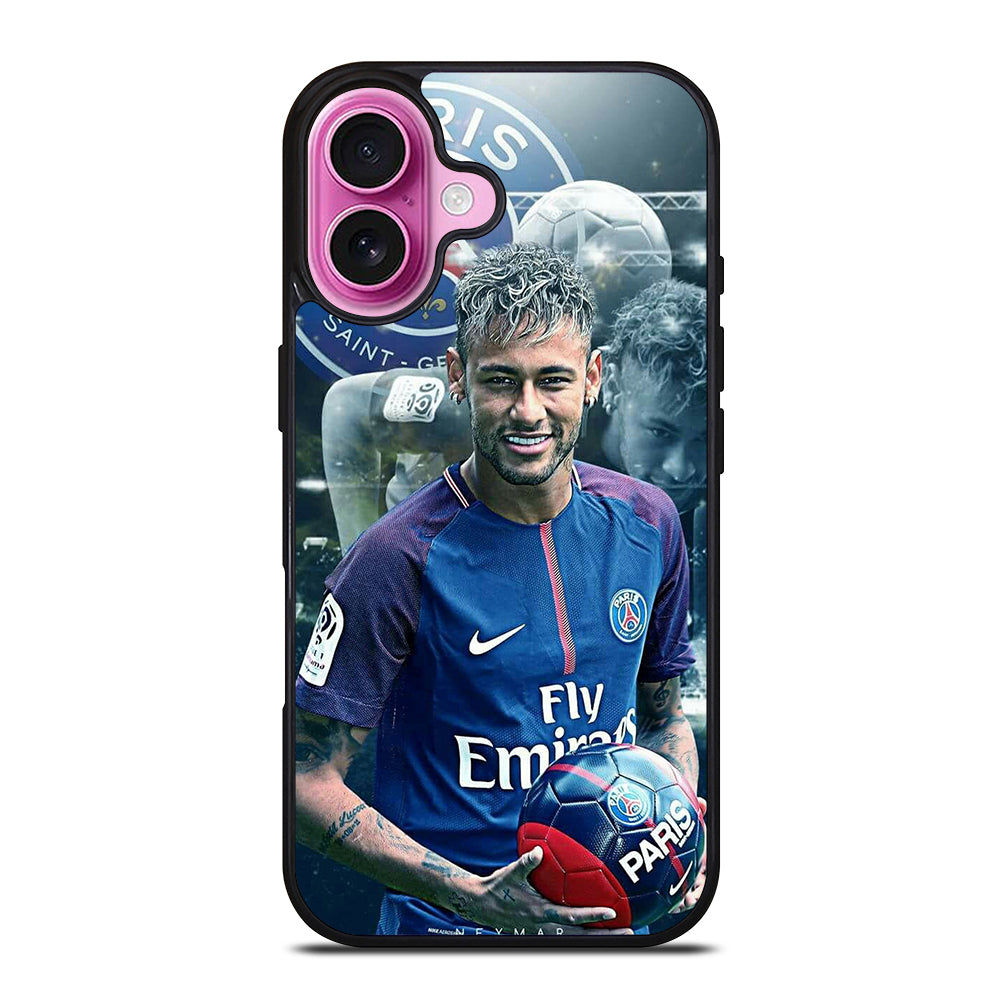 NEYMAR JR PSG FOOTBALL iPhone 16 Plus Case Cover