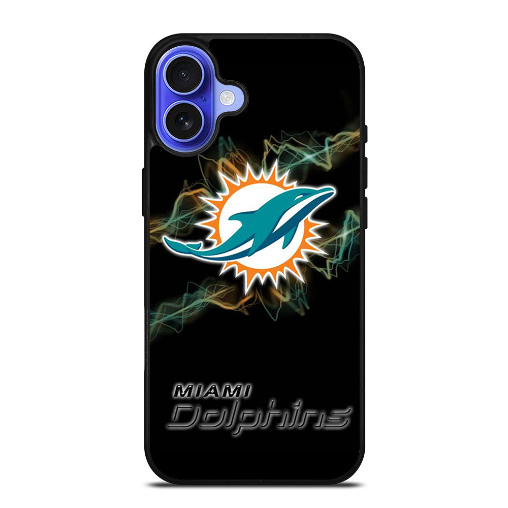 NFL MIAMI DOLPHINS LOGO iPhone 16 Case Cover