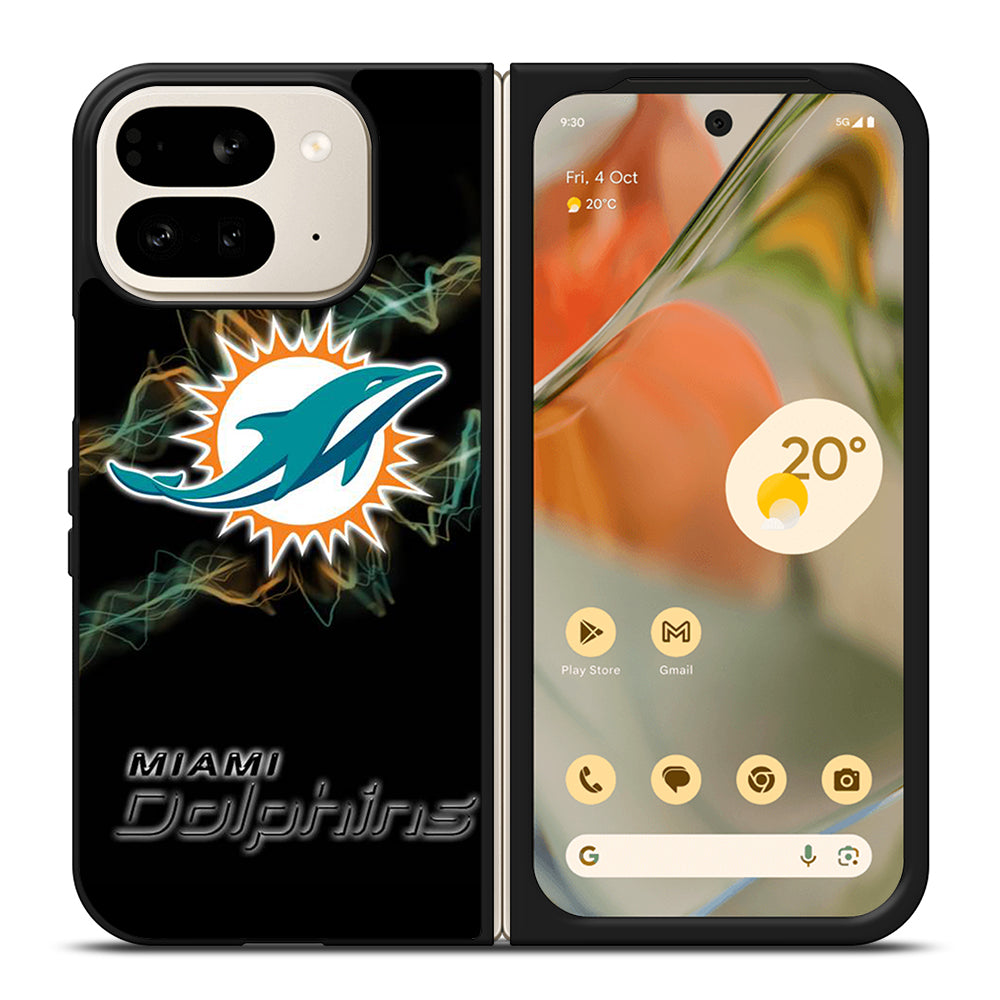 NFL MIAMI DOLPHINS LOGO Google Pixel 9 Pro Fold Case Cover