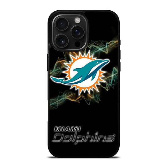NFL MIAMI DOLPHINS LOGO 2 iPhone 16 Pro Max Case Cover