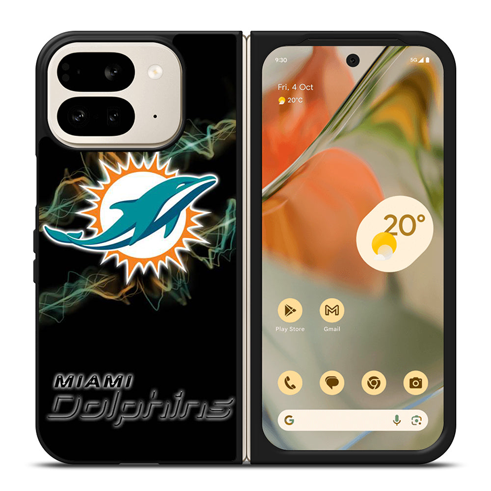 NFL MIAMI DOLPHINS LOGO 2 Google Pixel 9 Pro Fold Case Cover