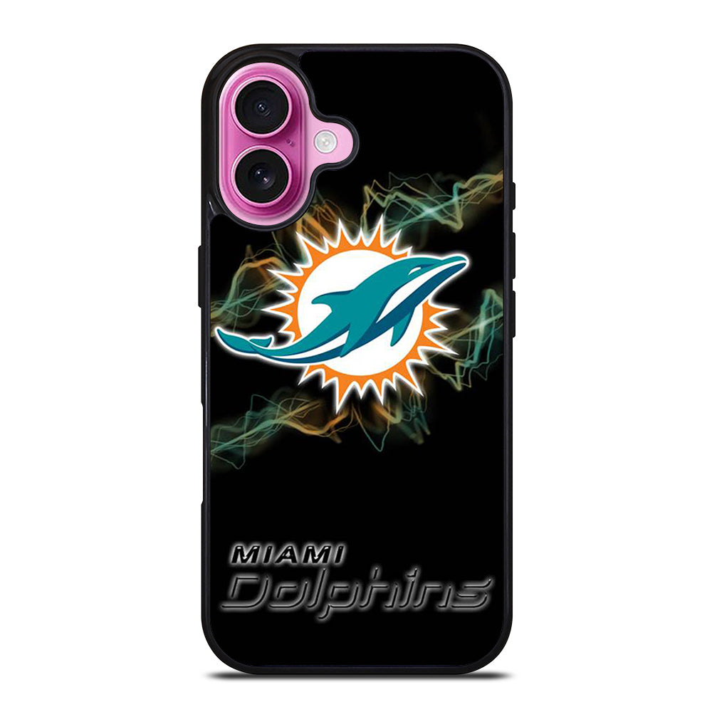 NFL MIAMI DOLPHINS LOGO 2 iPhone 16 Plus Case Cover