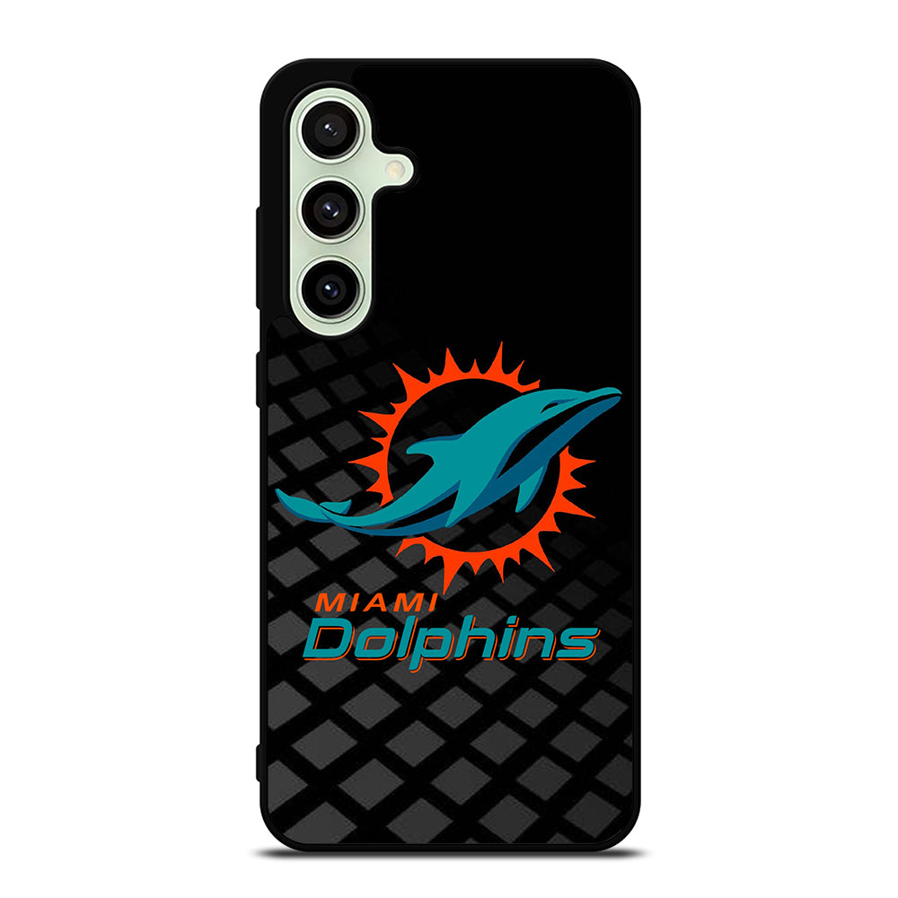 NFL MIAMI DOLPHINS LOGO 3 Samsung Galaxy S24 FE Case Cover