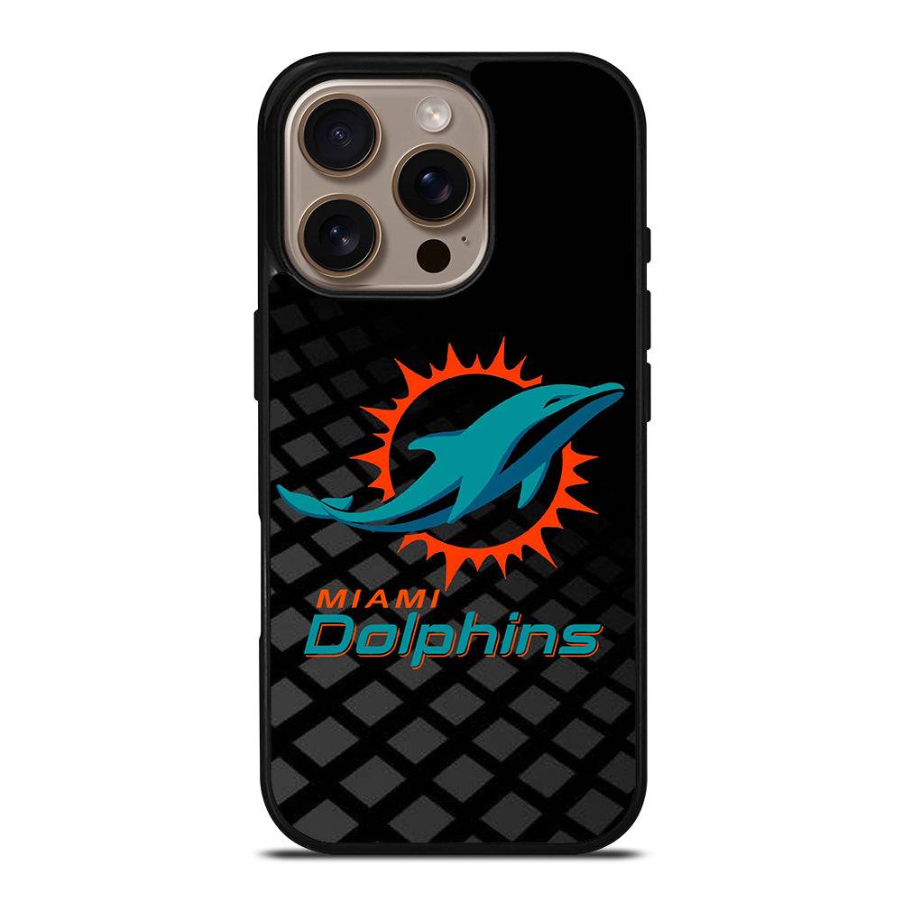 NFL MIAMI DOLPHINS LOGO 3 iPhone 16 Pro Case Cover