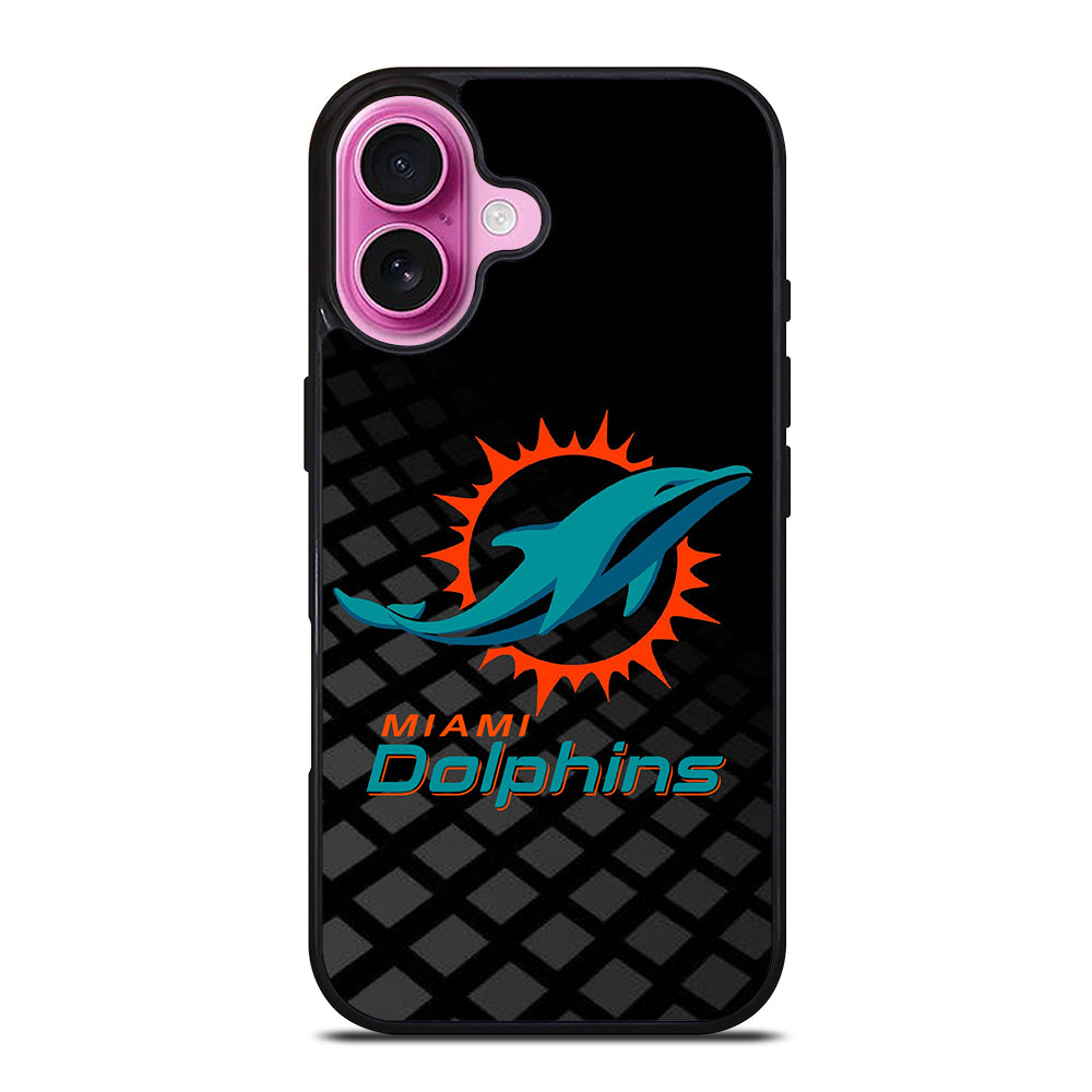 NFL MIAMI DOLPHINS LOGO 3 iPhone 16 Plus Case Cover
