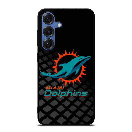 NFL MIAMI DOLPHINS LOGO 3 Samsung Galaxy S25 Case Cover