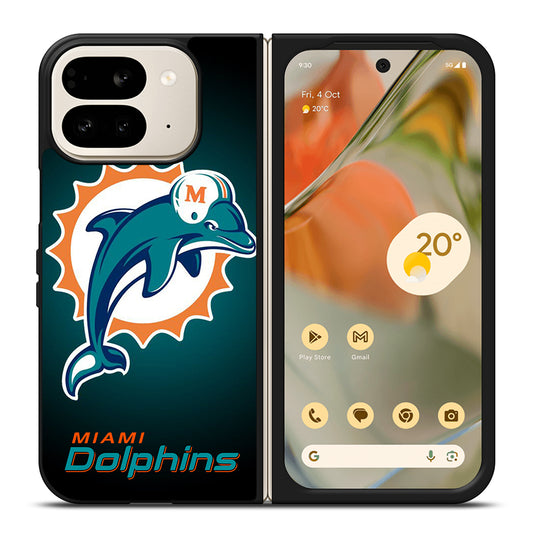 NFL MIAMI DOLPHINS LOGO 4 Google Pixel 9 Pro Fold Case Cover