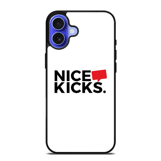 NICE KICKS LOGO iPhone 16 Case Cover