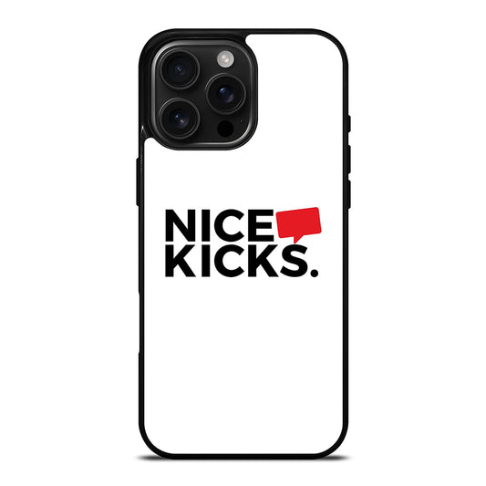 NICE KICKS LOGO iPhone 16 Pro Max Case Cover