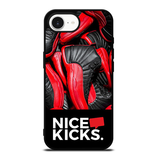 NICE KICKS SNEAKERS LOGO iPhone 16e Case Cover