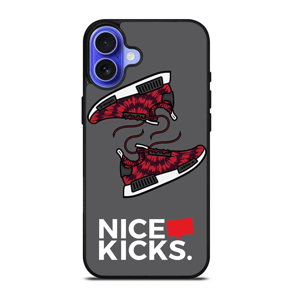 NICE KICKS SNEAKERS LOGO 2 iPhone 16 Case Cover