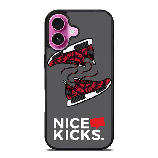 NICE KICKS SNEAKERS LOGO 2 iPhone 16 Plus Case Cover