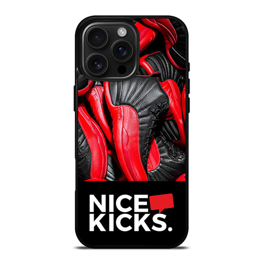 NICE KICKS SNEAKERS LOGO iPhone 16 Pro Max Case Cover