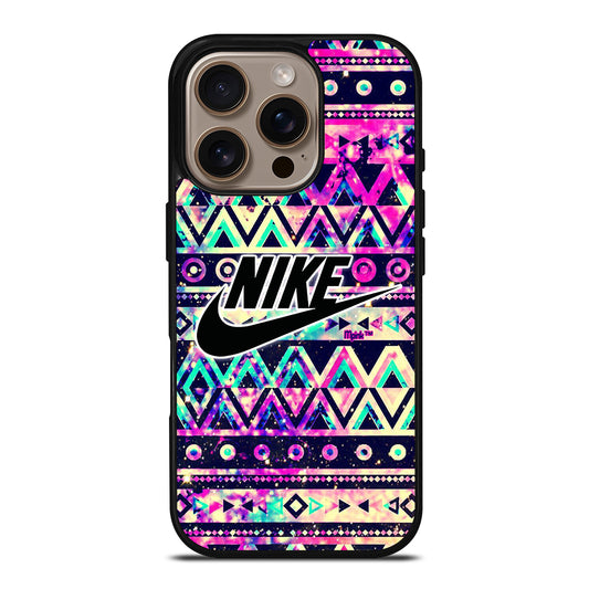 NIKE AZTEC PATTERN 2 iPhone 16 Pro Case Cover