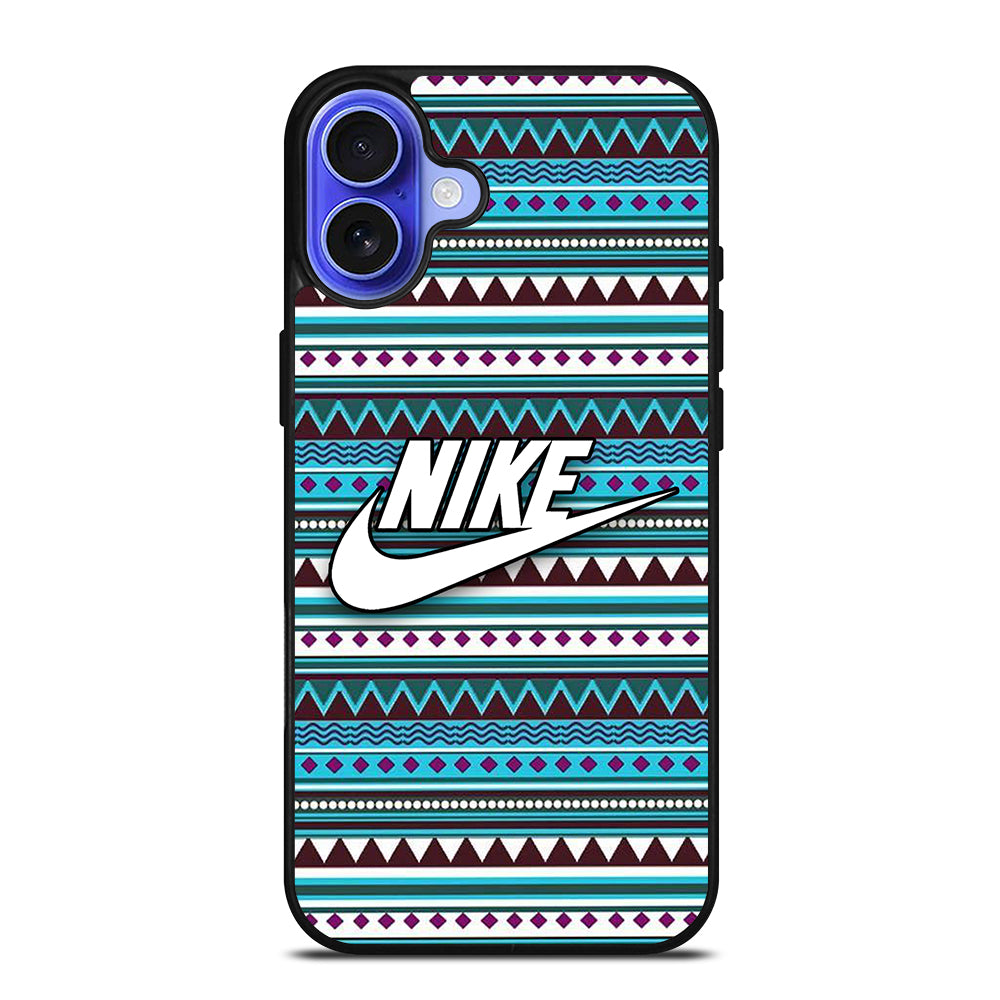 NIKE AZTEC PATTERN 3 iPhone 16 Case Cover