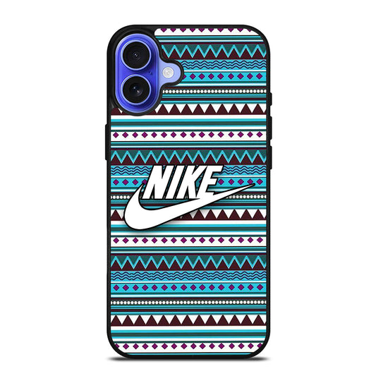 NIKE AZTEC PATTERN 3 iPhone 16 Case Cover