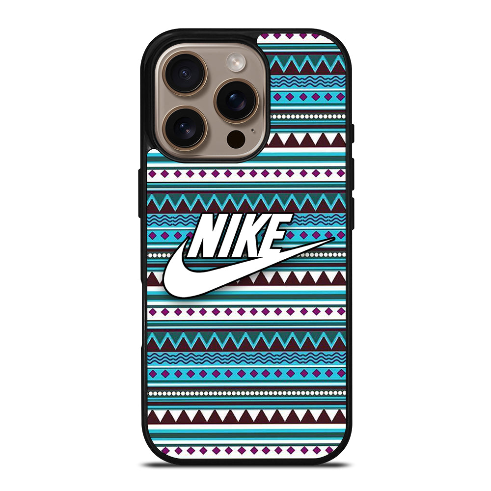 NIKE AZTEC PATTERN 3 iPhone 16 Pro Case Cover