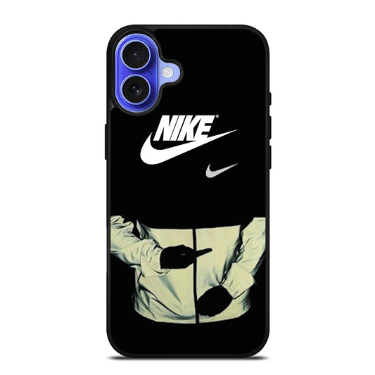 NIKE MIDDLE FINGER LOGO iPhone 16 Case Cover