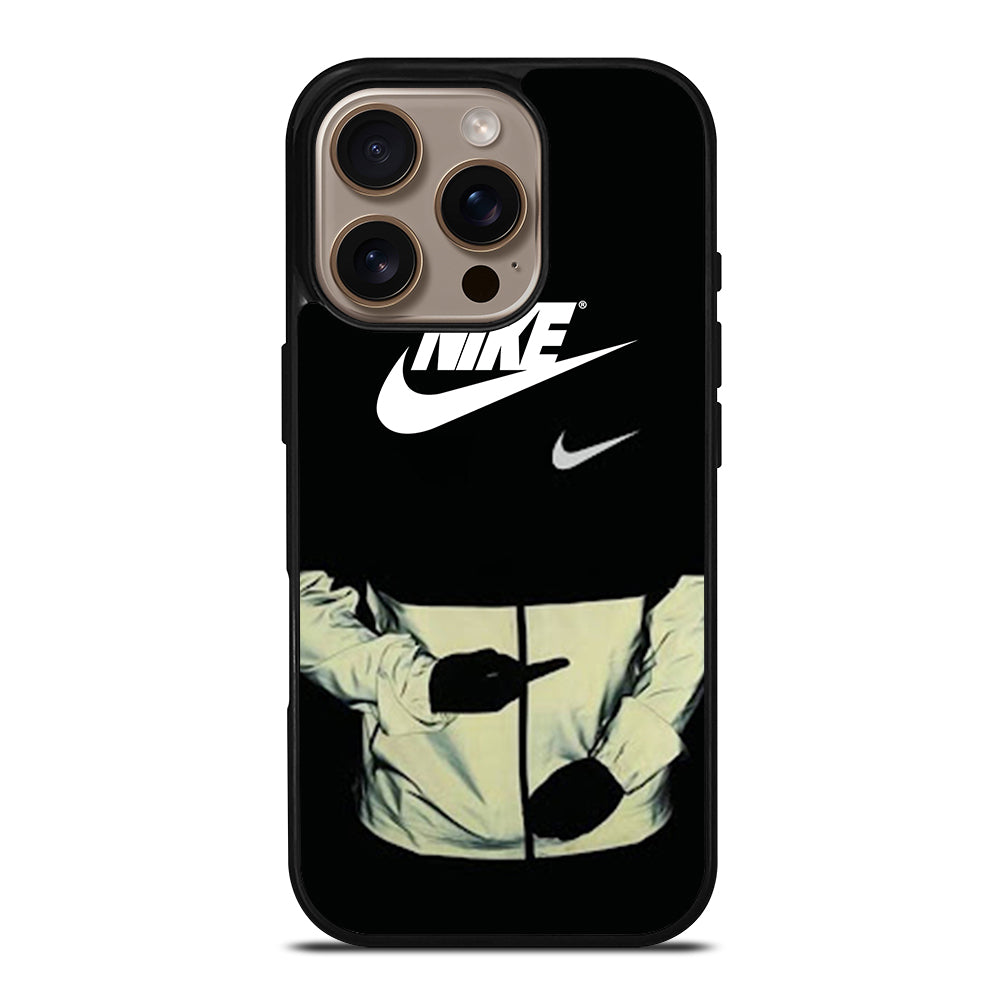 NIKE MIDDLE FINGER LOGO iPhone 16 Pro Case Cover