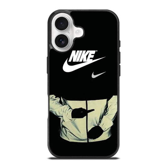 NIKE MIDDLE FINGER LOGO iPhone 17 Case Cover