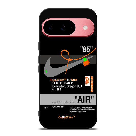 NIKE OFF WHITE AIR JORDAN 1 Google Pixel 9 Case Cover