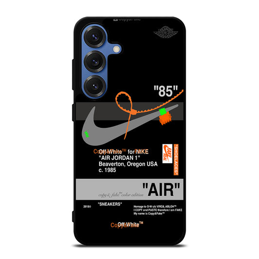 NIKE OFF WHITE AIR JORDAN 1 Samsung Galaxy S25 Case Cover
