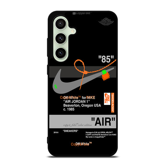 NIKE OFF WHITE AIR JORDAN 1 Samsung Galaxy S24 FE Case Cover