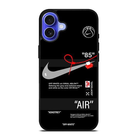 NIKE OFF WHITE AIR JORDAN 2 iPhone 16 Case Cover