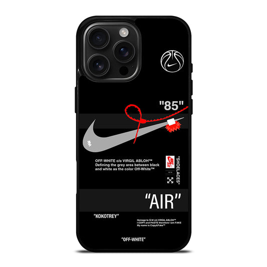 NIKE OFF WHITE AIR JORDAN 2 iPhone 16 Pro Max Case Cover