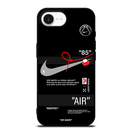NIKE OFF WHITE AIR JORDAN 2 iPhone 16e Case Cover
