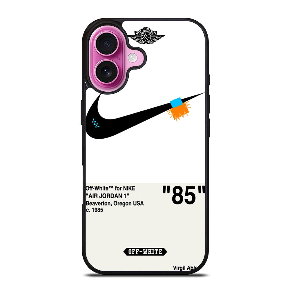 NIKE OFF WHITE AIR JORDAN 3 iPhone 16 Plus Case Cover
