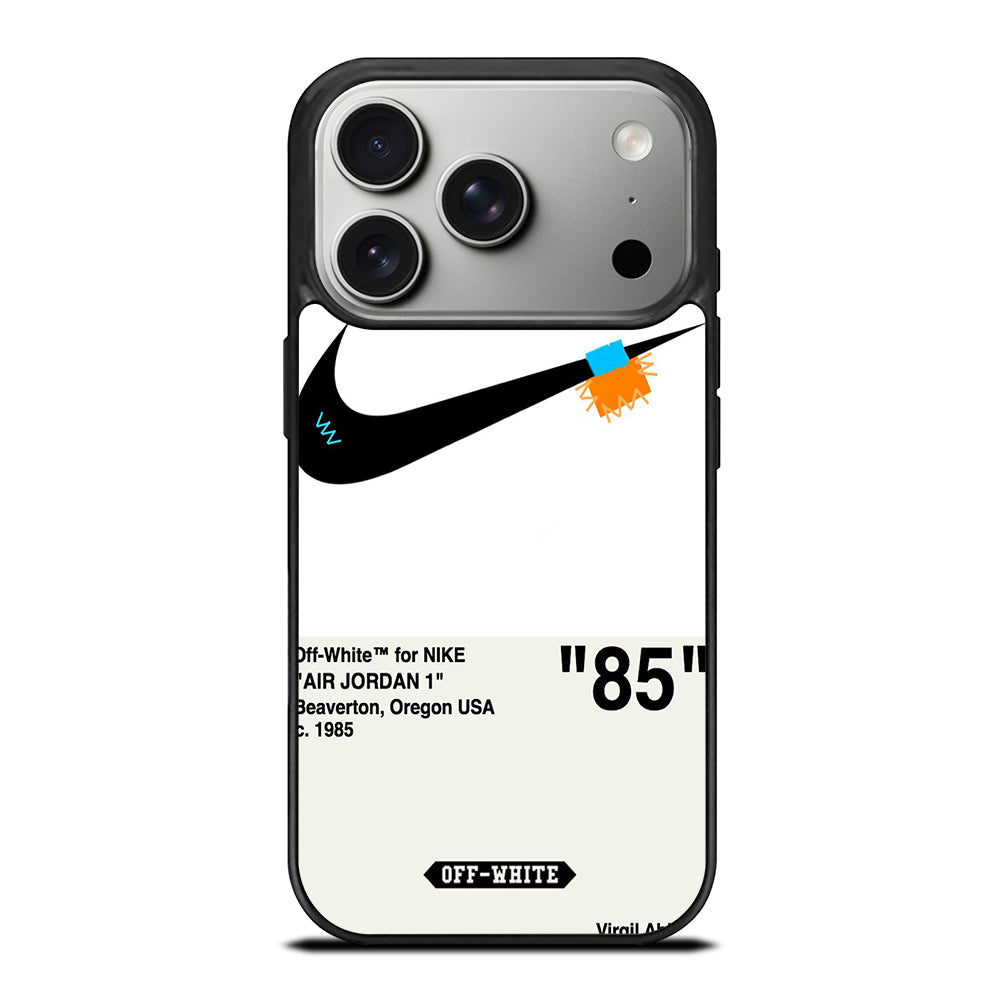 NIKE OFF WHITE AIR JORDAN 3 iPhone 17 Pro Case Cover