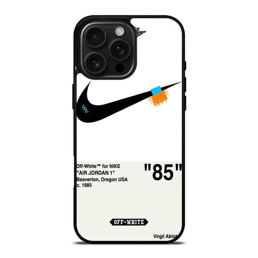 NIKE OFF WHITE AIR JORDAN 3 iPhone 16 Pro Max Case Cover