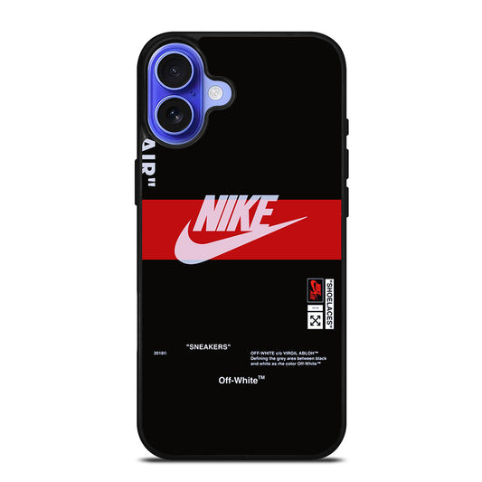 NIKE OFF WHITE AIR JORDAN 4 iPhone 16 Case Cover