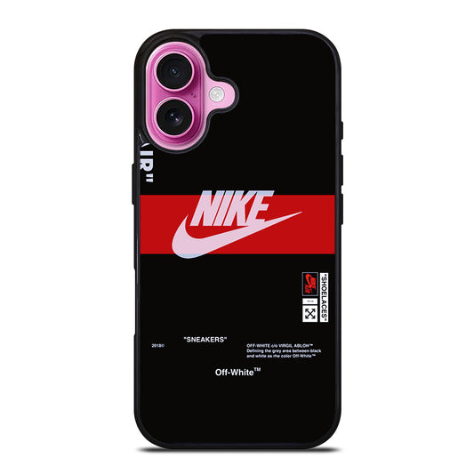NIKE OFF WHITE AIR JORDAN 4 iPhone 16 Plus Case Cover