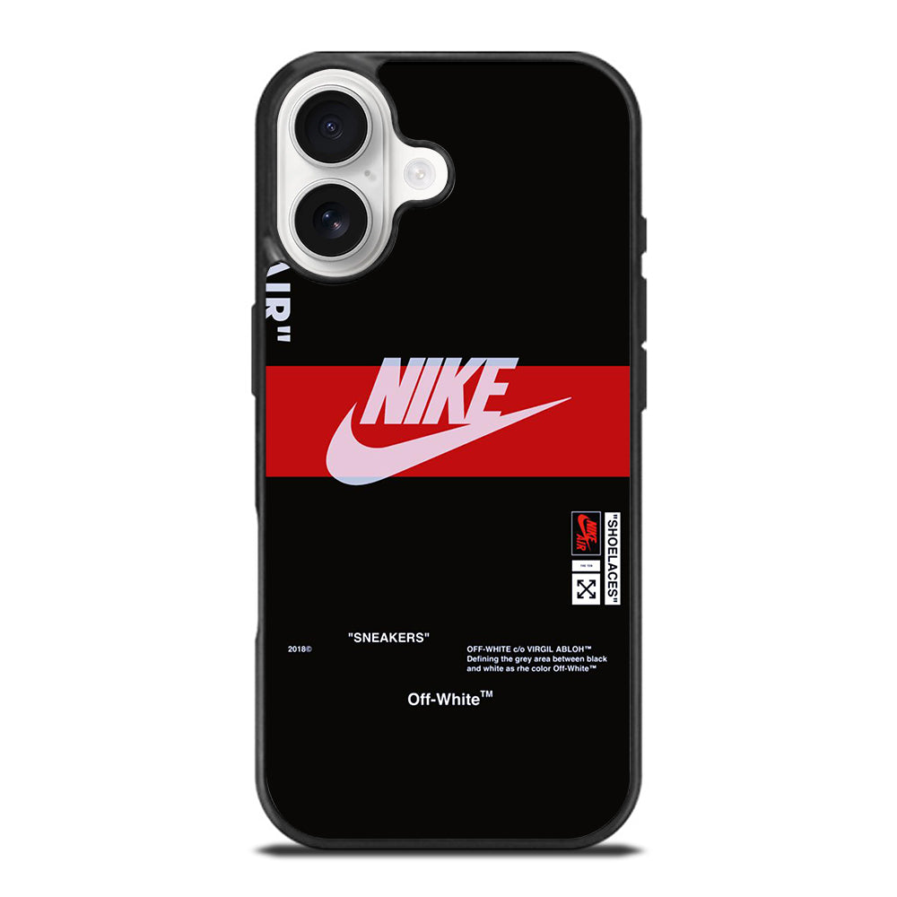 NIKE OFF WHITE AIR JORDAN 4 iPhone 17 Case Cover