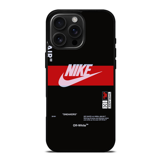 NIKE OFF WHITE AIR JORDAN 4 iPhone 16 Pro Max Case Cover