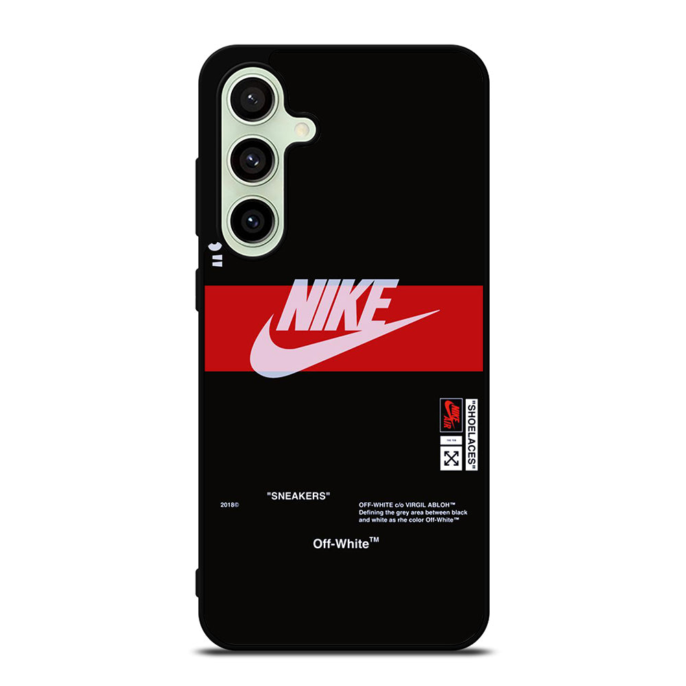 NIKE OFF WHITE AIR JORDAN 4 Samsung Galaxy S24 FE Case Cover