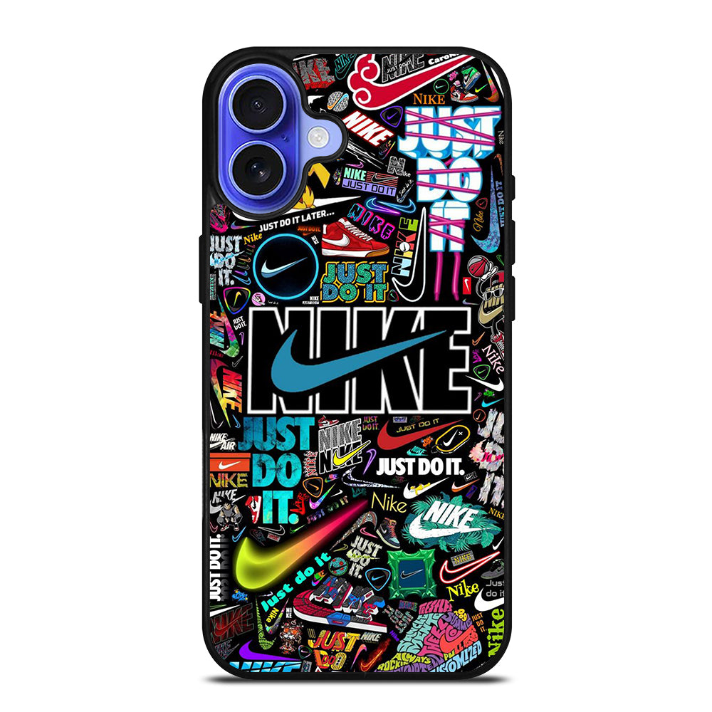 NIKE STICKER COLLAGE iPhone 16 Case Cover