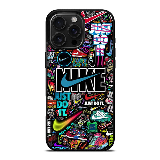 NIKE STICKER COLLAGE iPhone 16 Pro Max Case Cover