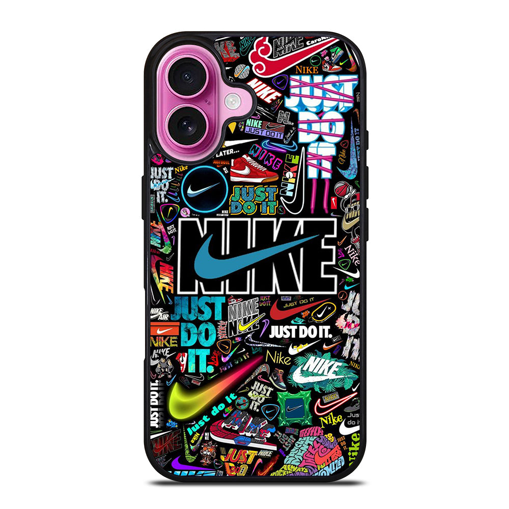 NIKE STICKER COLLAGE iPhone 16 Plus Case Cover