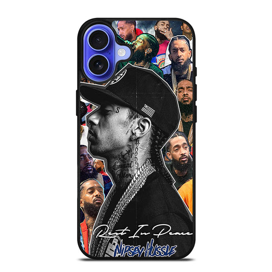 NIPSEY HUSSLE COLLAGE iPhone 16 Case Cover