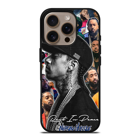 NIPSEY HUSSLE COLLAGE iPhone 16 Pro Case Cover