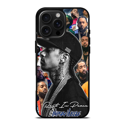 NIPSEY HUSSLE COLLAGE iPhone 16 Pro Max Case Cover