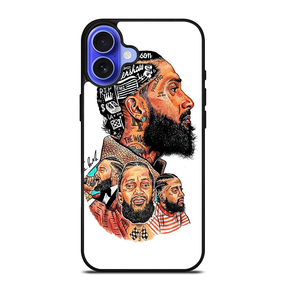 NIPSEY HUSSLE RAPPER ARTWORK iPhone 16 Case Cover